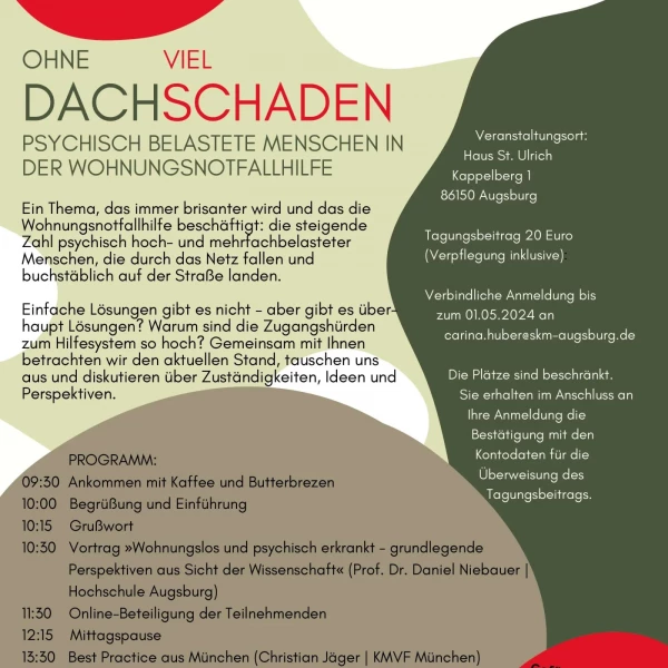 Fachtag &raquo;Psychisch Erkrankte in der Wohnungs&shy;notfall&shy;hilfe&laquo;